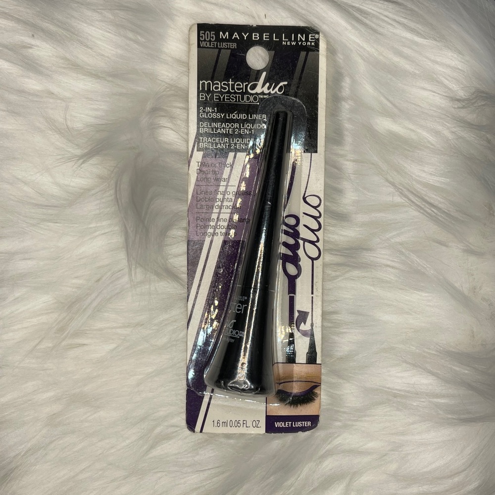 5️⃣ for 💲1️⃣5️⃣ Maybelline eyeliner violet luster
